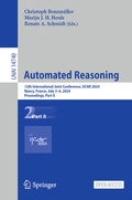 Cover: Automated Reasoning - Springer