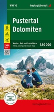Abbildung von: Pustertal - Dolomiten, Wander-, Rad- und Freizeitkarte 1:50.000, freytag & berndt, WKI 10 - Freytag-Berndt und ARTARIA