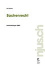 Cover: Sachenrecht - Stämpfli Verlag AG