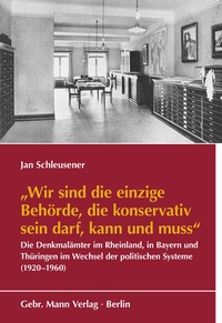 Abbildung von: »Wir sind die einzige Behörde, die konservativ sein darf, kann und muss« - Mann, Gebr.