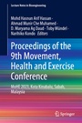 Cover: Proceedings of the 9th Movement, Health and Exercise Conference - Springer