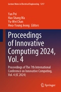 Cover: Proceedings of Innovative Computing 2024, Vol. 4 - Springer