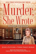 Cover: Murder, She Wrote: Murder Backstage - Thorndike Press Large Print