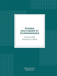 Abbildung von: Études politiques et économiques - Librorium Editions
