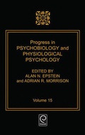 Cover: Progress in Psychobiology and Physiological Psychology - Academic Press