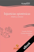 Cover: Injusticias epist&eacute;micas - Palestra Editores