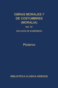 Cover: Obras morales y de costumbres (Moralia) IV - Gredos