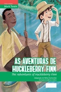 Cover: As aventuras de Huckleberry Finn - Editora do Brasil
