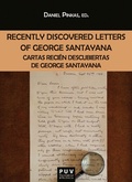 Cover: Recently Discovered Letters of George Santayana - Publicacions de la Universitat de Val&egrave;ncia