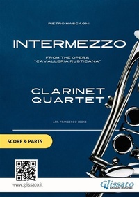 Abbildung von: Clarinet Quartet sheet music: Intermezzo (score & parts) - Glissato Edizioni Musicali