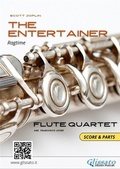 Cover: Flute Quartet: The Entertainer (score & parts) - Glissato Edizioni Musicali