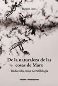 Cover: De la naturaleza de las cosas de Marx - EDICIONES METALES PESADOS