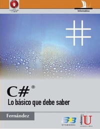 Enlarge image Cover: C# ® - Ediciones de la U