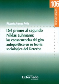Enlarge image Cover: Del Primer Al Segundo Niklas Luhmann: - Universidad Externado