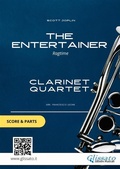 Cover: Clarinet Quartet: The Entertainer (score & parts) - Glissato Edizioni Musicali