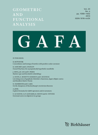 Enlarge image Cover: Geometric and Functional Analysis - Springer