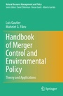 Cover: Handbook of Merger Control and Environmental Policy - Springer