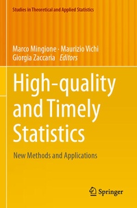 Enlarge image Cover: High-quality and Timely Statistics - Springer