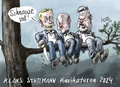 Cover: Schnauze voll! - Stuttmann Karikaturen 2024 - Schaltzeit Verlag