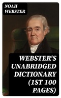 Cover: Webster's Unabridged Dictionary (1st 100 Pages) - DigiCat