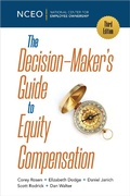 Cover: The Decision-Maker's Guide to Equity Compensation, 3rd Ed. - The National Center for Employee Ownership (NCEO)