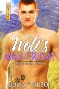 Cover: The Wolf's Man Friday (Nose to Tail, Inc., #2) - Turtlehat Creatives