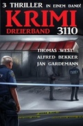 Cover: Krimi Dreierband 3110 - Alfredbooks