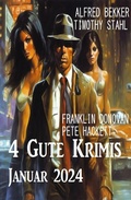 Cover: 4 Gute Krimis Januar 2024 - Alfredbooks