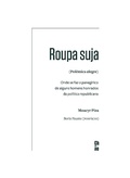Cover: Roupa suja (Pol&ecirc;mica alegre) - Ch&atilde;o Editora