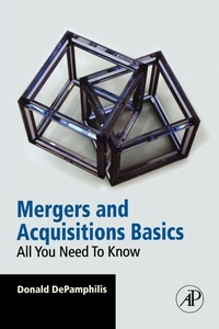 Enlarge image Cover: Mergers and Acquisitions Basics - Academic Press