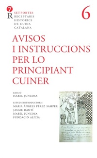Abbildung von: Avisos i instruccions per lo principiant cuiner - Editorial Barcino