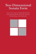 Cover: Two-Dimensional Sonata Form - Leuven University Press