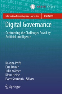 Enlarge image Cover: Digital Governance - T.M.C. Asser Press