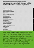 Cover: Transcalar Prospects in Climate Crisis - Lars M&uuml;ller Publishers