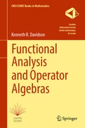 Cover: Functional Analysis and Operator Algebras - Springer