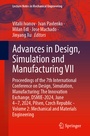 Cover: Advances in Design, Simulation and Manufacturing VII - Springer