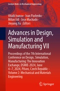 Cover: Advances in Design, Simulation and Manufacturing VII - Springer