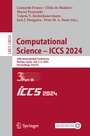 Cover: Computational Science - ICCS 2024 - Springer