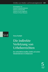 Abbildung von: Die indirekte Verletzung von Urheberrechten - Stämpfli Verlag