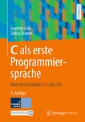 Abbildung von: C als erste Programmiersprache - Springer Vieweg