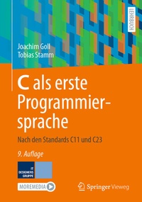 Abbildung von: C als erste Programmiersprache - Springer Vieweg