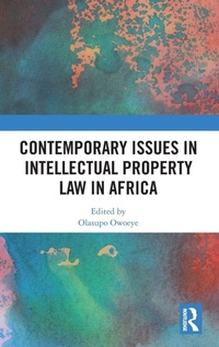 Abbildung von: Contemporary Issues in Intellectual Property Law in Africa - Routledge