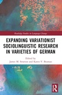 Cover: Expanding Variationist Sociolinguistic Research in Varieties of German - Routledge