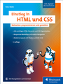 Cover: Einstieg in HTML und CSS - Rheinwerk