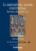 Cover: La dimensi&oacute;n del an&aacute;lisis constitucional - Universidad Externado
