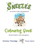 Cover: Sneezes Colouring Book - Rainforest Writing Retreat