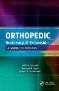 Cover: Orthopedic Residency and Fellowship - CRC Press