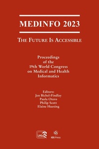Abbildung von: MEDINFO 2023 - The Future Is Accessible - IOS Press,US