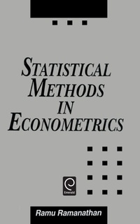 Enlarge image Cover: Statistical Methods in Econometrics - Academic Press