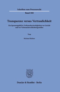 Abbildung von: Transparenz versus Vertraulichkeit - fibre